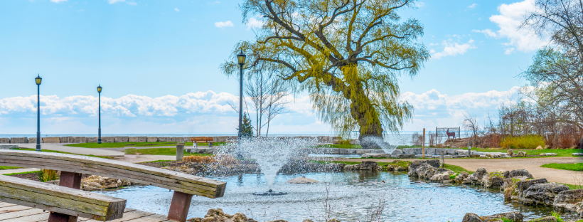 Gairloch Gardens and Lake Ontario, Oakville, Canada